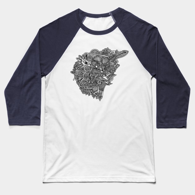 Pigeon Baseball T-Shirt by PsychedelicDesignCompany